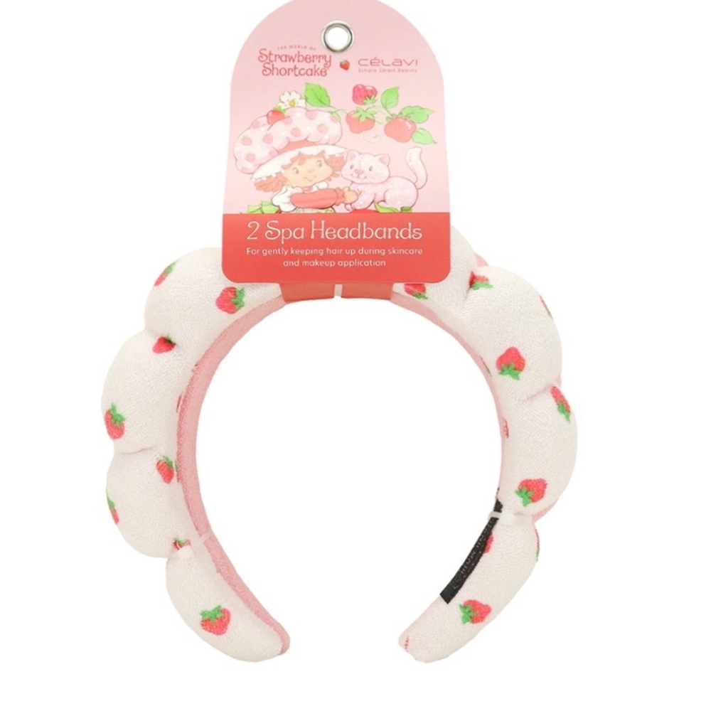 Strawberry Shortcake X Celavi- Print Spa Headband